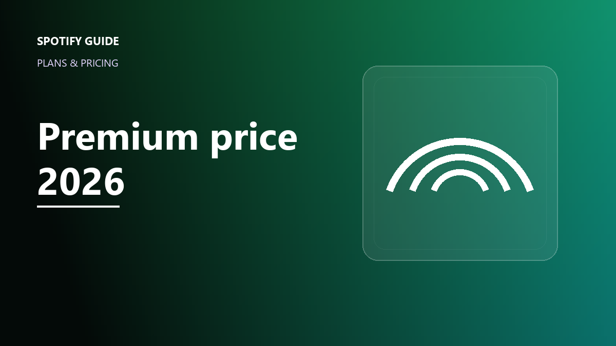 Spotify Premium plan comparison showing Individual, Duo, Family and Student prices
